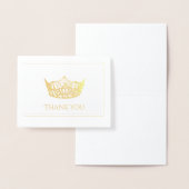 Carte Dorée Miss America Style Crown (Affichage)
