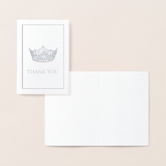 Carte Dorée Miss America Style Crown (Affichage)