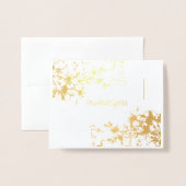 Carte Dorée Miss America Style Pageant Crown Cherry Blossom (Devant avec enveloppe)