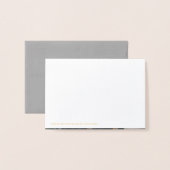 Carte Dorée Moderne 2023 Nom du diplômé personnalisé Gold (Derrière avec enveloppe)