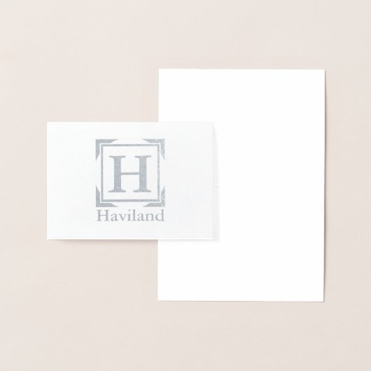 Carte Dorée Monogramme HAMbyWG (Affichage)