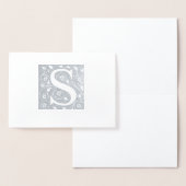 Carte Dorée Monogramme S (Affichage)