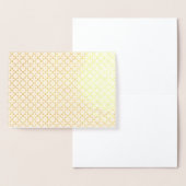 Carte Dorée Motif géométrique islamique (Affichage)