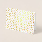 Carte Dorée Motif peint Géométrique Gold Foil (Devant)