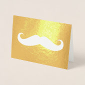 Carte Dorée Moustache (Devant)