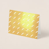 Carte Dorée Moustache (Devant)