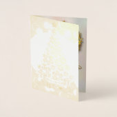Carte Dorée Noël С (Devant)