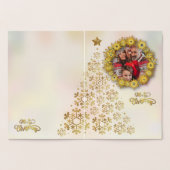 Carte Dorée Noël С (Intérieur)