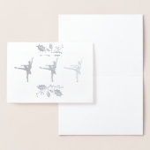 Carte Dorée Noël de Ballerina (Affichage)