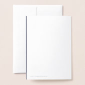 Carte Dorée Noël Paix Arbres À feuillage persistant (Derrière avec enveloppe)