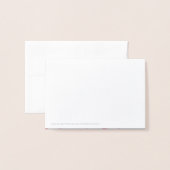 Carte Dorée Noël Peppermenthe Candy Vacances (Derrière avec enveloppe)