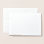 Carte Dorée Noir #000000, Gravier (Derrière avec enveloppe)