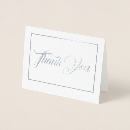 Carte Dorée Note Merci-carte-petite taille (Devant)