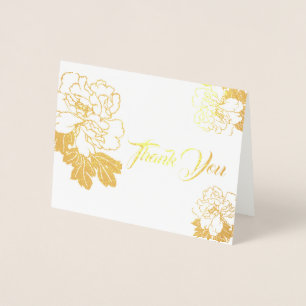 Carte Dorée Note Merci-carte-petite taille