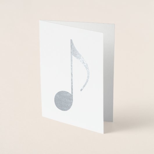 Carte Dorée note musicale (Devant)