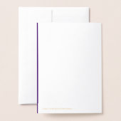 Carte Dorée Note musicale HAMbyWG (Derrière avec enveloppe)