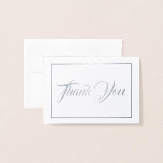 Carte Dorée Note Taille Merci-Mini (Devant avec enveloppe)