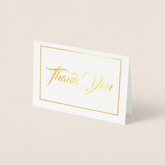 Carte Dorée Note Taille Merci-Mini (Devant)