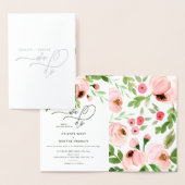 Carte Dorée Nous faisons de l'aquarelle florale et mariage de  (Affichage)