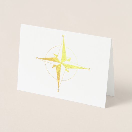 Carte Dorée Nouvelle Direction Camping Randonnée Compass Outdo (Devant)