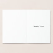 Carte Dorée Obtenez Bien Bientôt Triple Contournement Coeur Ch (Intérieur)