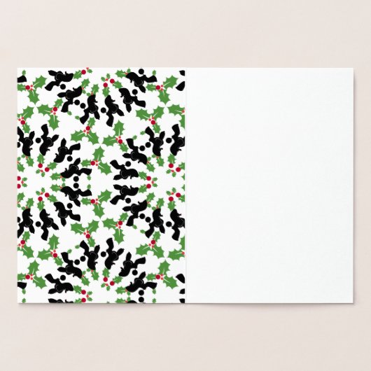 Carte Dorée Or de caniche (Intérieur)