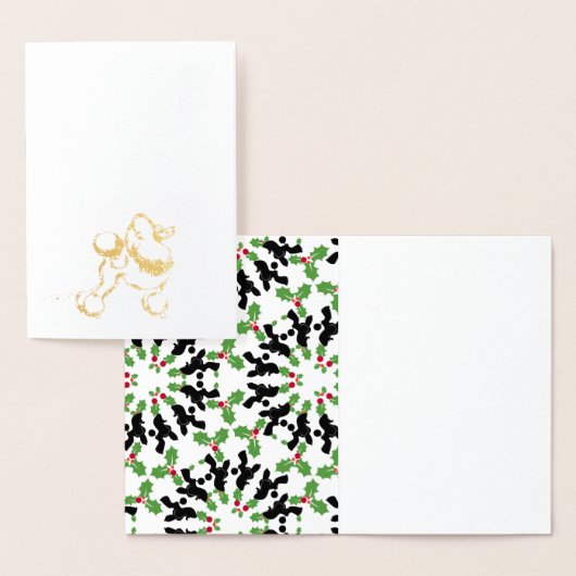 Carte Dorée Or de caniche (Affichage)