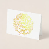Carte Dorée Or Ganesha (Devant)