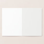 CARTE DORÉE OR HONEY BEE AVEC FLORAL CROWN (Intérieur)