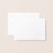 Carte Dorée Or Kintsugi (Derrière avec enveloppe)