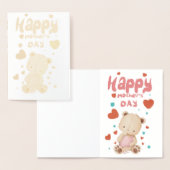 Carte Dorée Osita bebé te desea feliz día de la madre (Affichage)