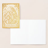 Carte Dorée Ostermonochrome Cartoon mit Ostéréier 10756 (Affichage)