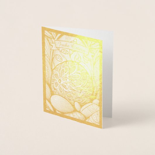 Carte Dorée Ostermonochrome Cartoon mit Ostéréier 97330 (Devant)