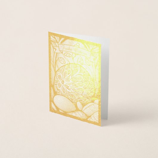 Carte Dorée Ostermonochrome Cartoon mit Ostéréier 97330 (Devant)