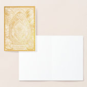 Carte Dorée Ostermotiv farbiger Cartoon mit Ostéréier 13553 (Affichage)