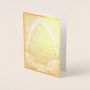 Carte Dorée Ostermotiv farbiger Cartoon mit Ostéréier 50085