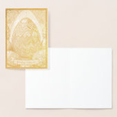 Carte Dorée Ostermotiv farbiger Cartoon mit Ostéréier 50085 (Affichage)