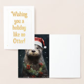 Carte Dorée Otter de vacances (Affichage)