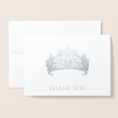 Carte Dorée Pageant Crown Foil Card (Devant avec enveloppe)