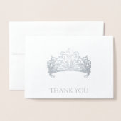 Carte Dorée Pageant Crown Foil Card (Devant avec enveloppe)