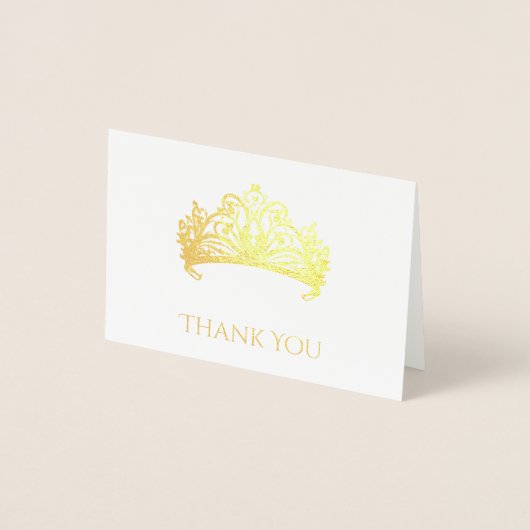 Carte Dorée Pageant Crown Foil Card (Devant)