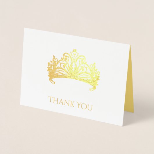Carte Dorée Pageant Crown Foil Card (Devant)