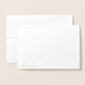 Carte Dorée Pageant Crown Foil Card (Derrière avec enveloppe)