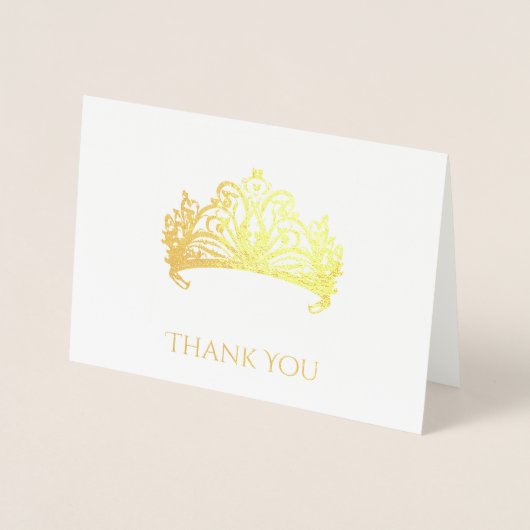 Carte Dorée Pageant Crown Foil Card (Devant)