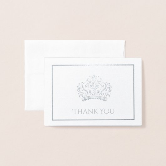 Carte Dorée Pageant Crown Mini (Devant avec enveloppe)