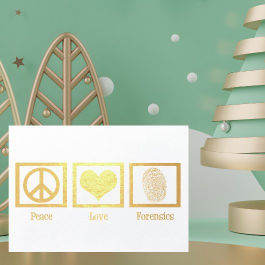 Carte Dorée Paix Amour Expertise Judiciaire Or Magnifique