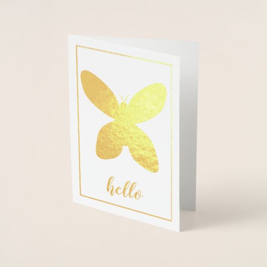 Carte Dorée Papillon de base (Devant)