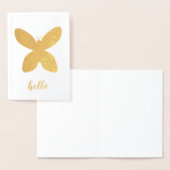 Carte Dorée Papillon de base (Affichage)
