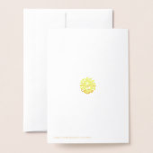 Carte Dorée Pâques, Résurrection Du Christ, Christ ressuscité (Derrière avec enveloppe)