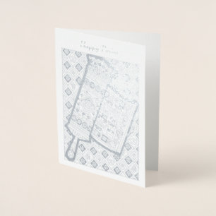 Carte Dorée Parchemin de la Megillah de Pourim